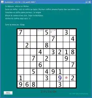 Download web tool or web app Sudoken - a Java sudoku game