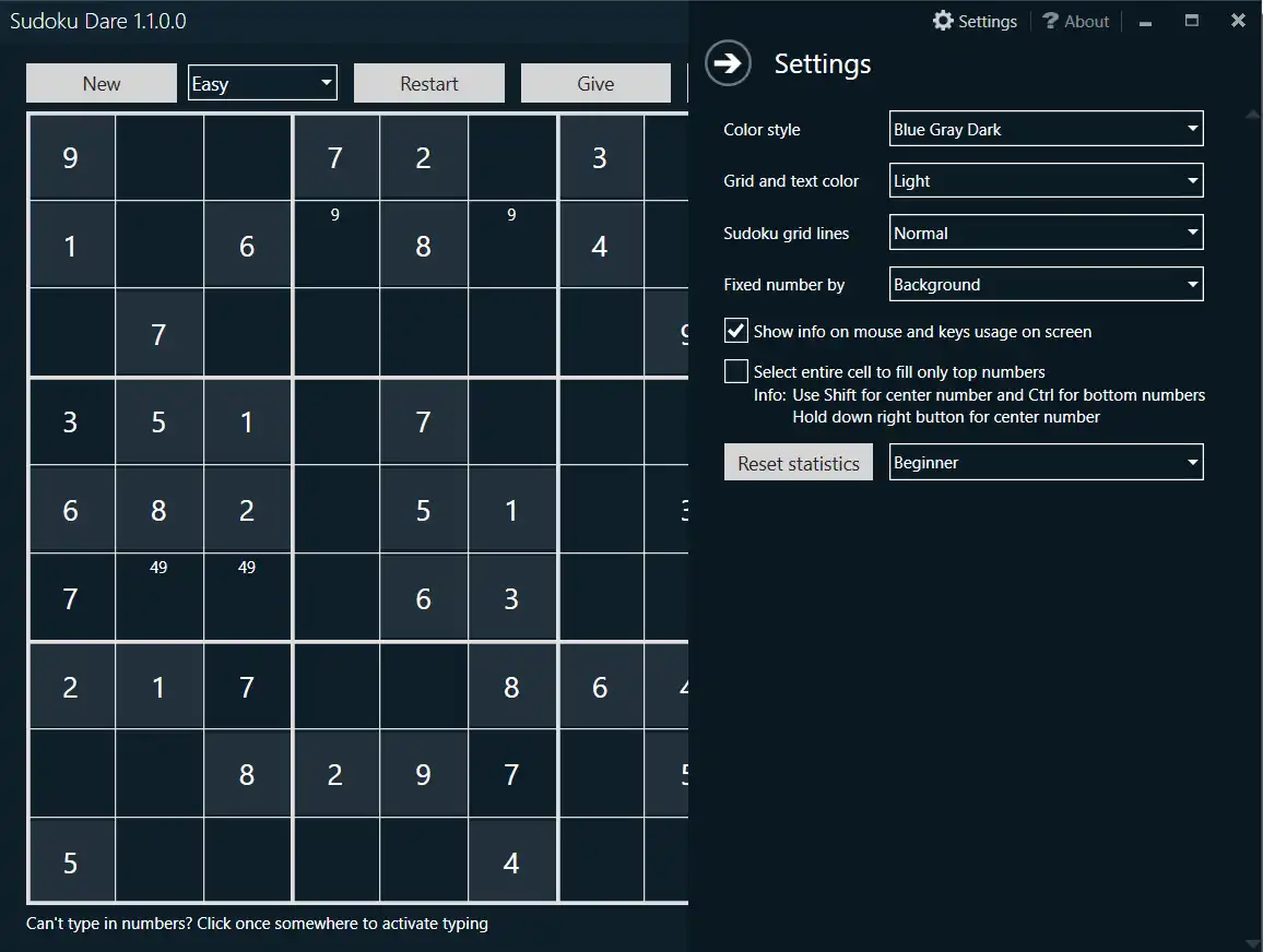 Téléchargez l'outil Web ou l'application Web Sudoku Dare pour fonctionner sous Windows en ligne sur Linux en ligne