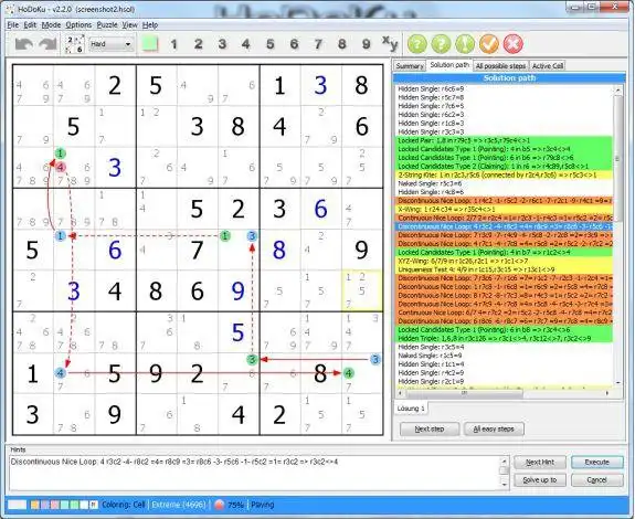 Web ツールまたは Web アプリ Sudoku for Java - HoDoKu をダウンロードして、オンラインの Linux ではなくオンラインの Windows で実行します