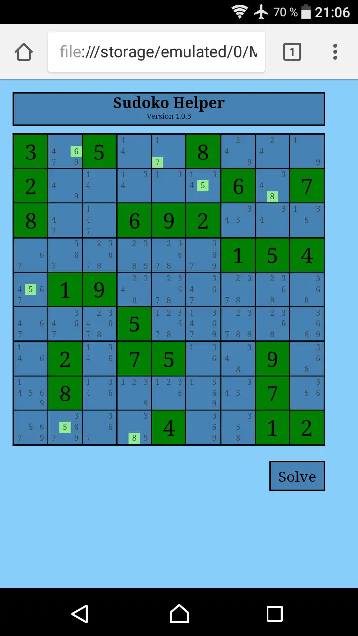 Download web tool or web app Sudoku Helper to run in Windows online over Linux online