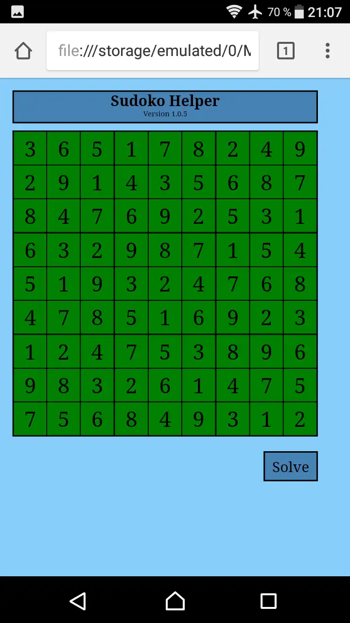 Download web tool or web app Sudoku Helper to run in Windows online over Linux online