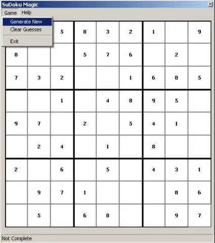 Download web tool or web app SuDoku Magic to run in Linux online