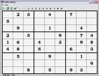 ดาวน์โหลดเครื่องมือเว็บหรือเว็บแอป Sudoku Master เพื่อทำงานใน Windows ออนไลน์ผ่าน Linux ออนไลน์