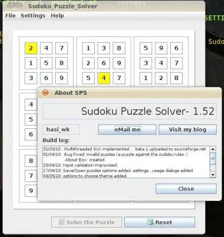 Download web tool or web app Sudoku_Puzzle_Solver to run in Linux online