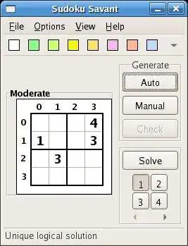 Scarica lo strumento Web o l'app Web Sudoku Savant per l'esecuzione in Linux online