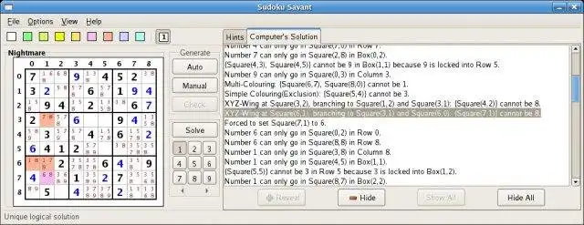 Download web tool or web app Sudoku Savant to run in Linux online