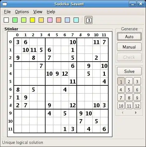 下载 Web 工具或 Web 应用程序 Sudoku Savant 以在 Linux 中在线运行