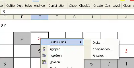 웹 도구 또는 웹 앱 Sudoku 스프레드시트 다운로드