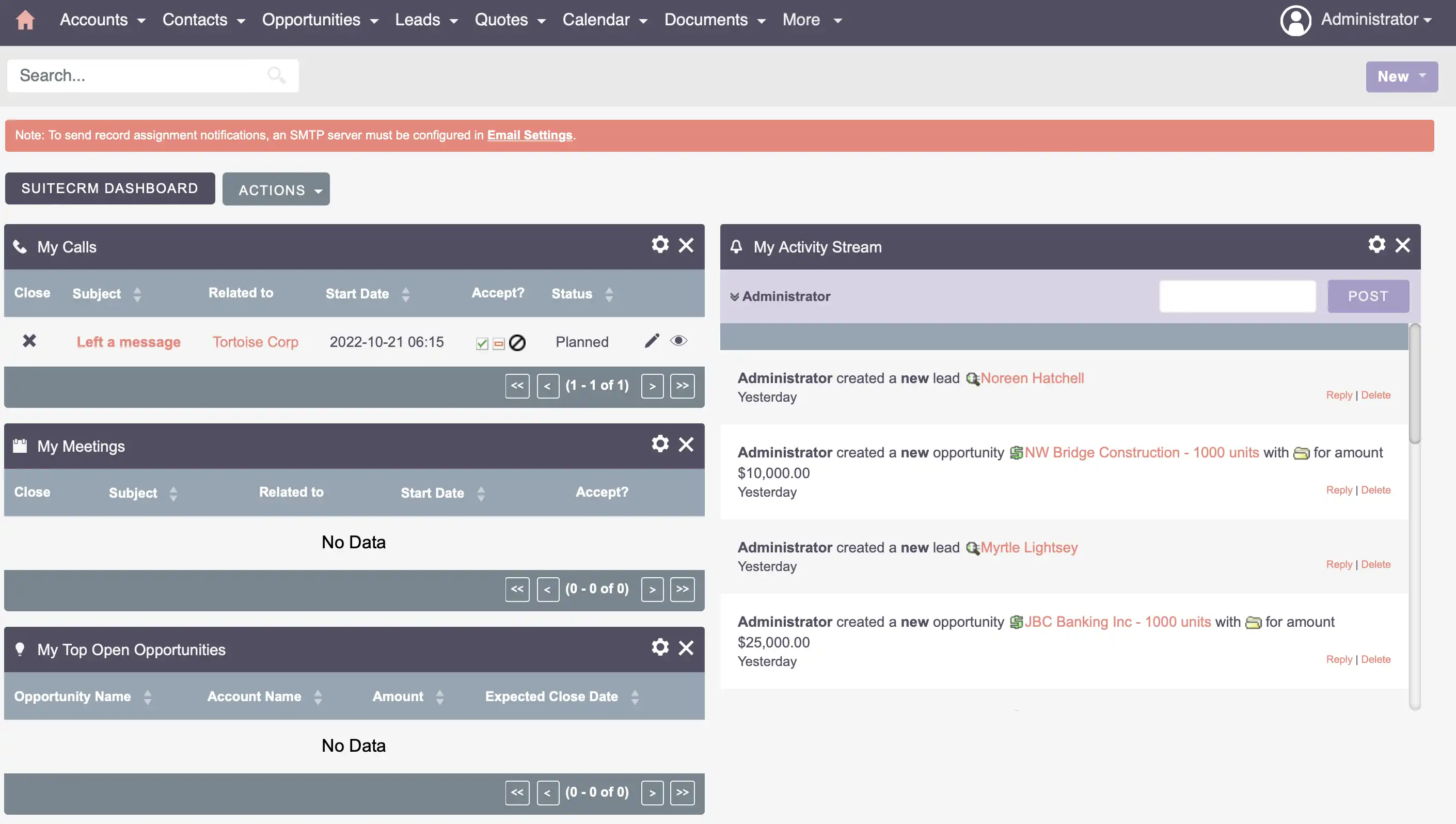 Descargue la herramienta web o la aplicación web SuiteCRM