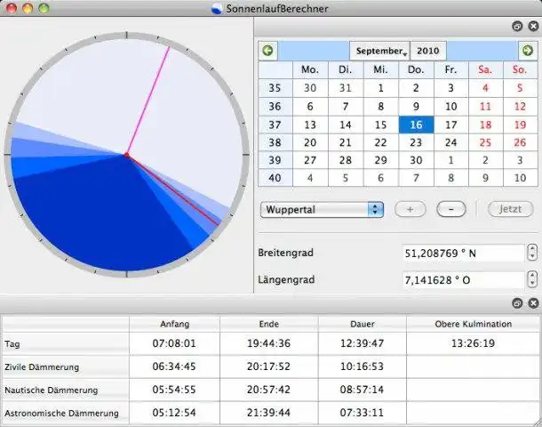 Download web tool or web app SunCalculator to run in Windows online over Linux online