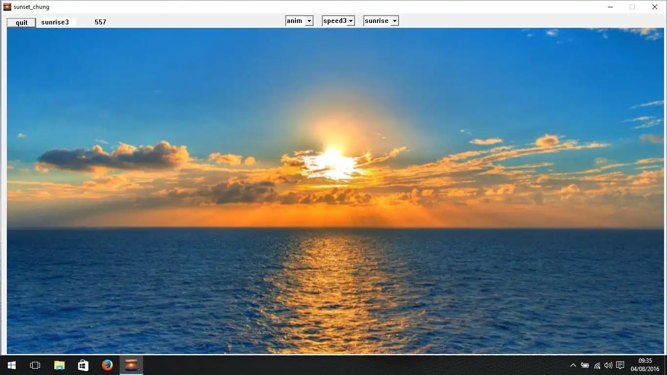 Download web tool or web app sunset_chung to run in Windows online over Linux online