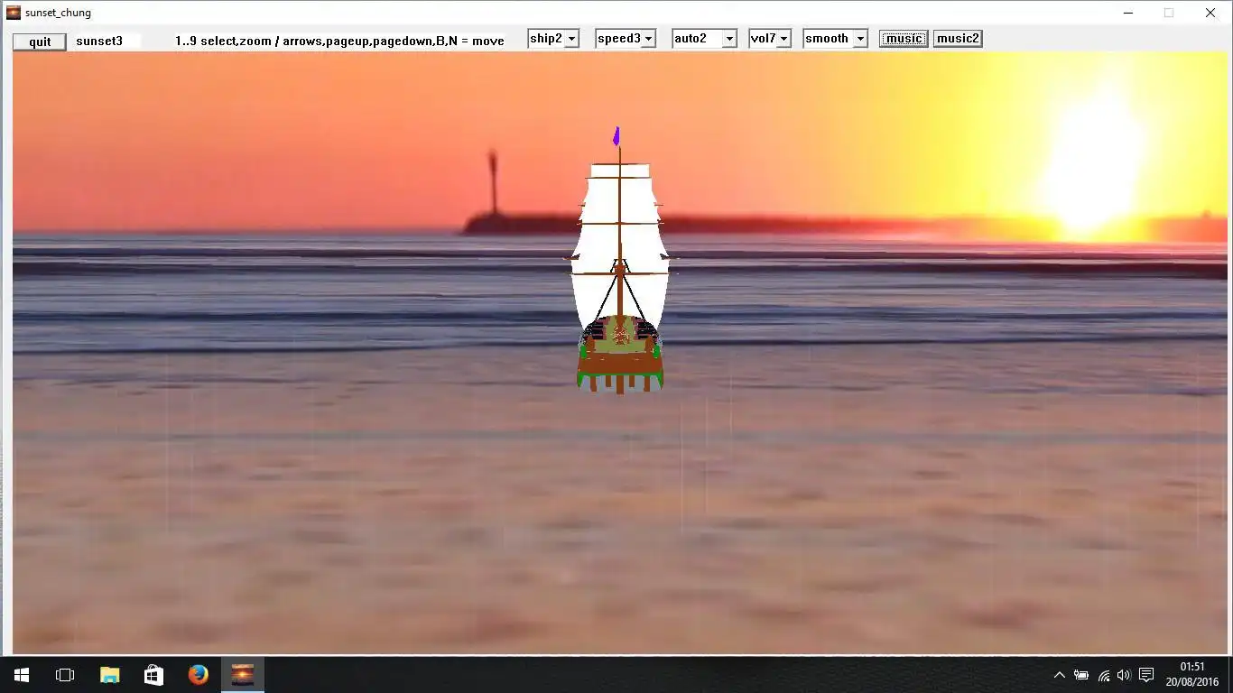Download web tool or web app sunset_chung to run in Windows online over Linux online