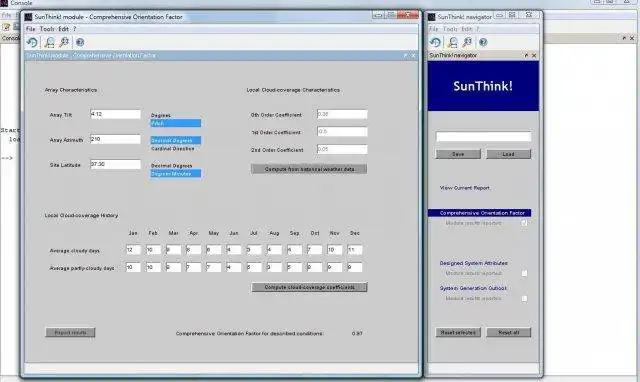 Download web tool or web app SunThink! to run in Windows online over Linux online