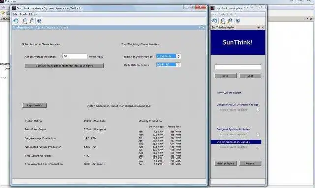 Download web tool or web app SunThink! to run in Windows online over Linux online