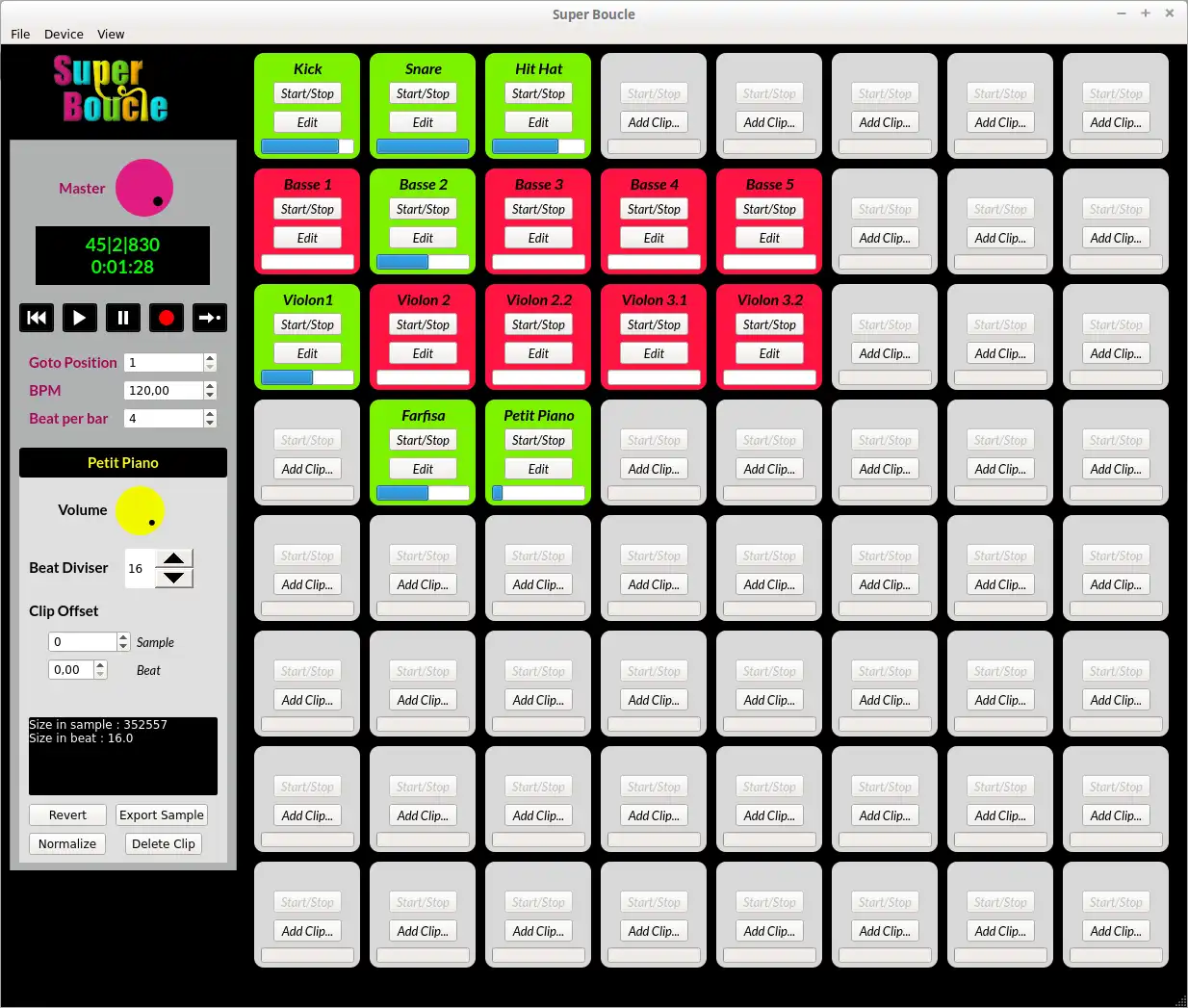 Scarica lo strumento web o l'app web superboucle