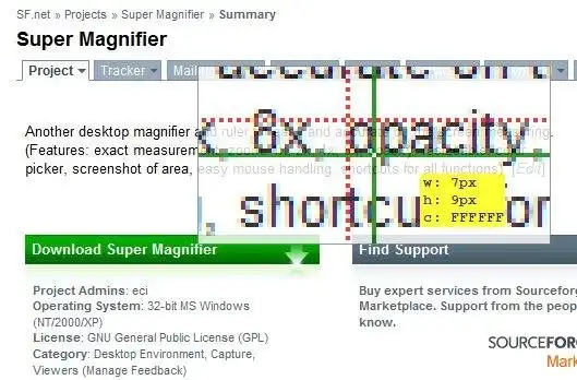 Download web tool or web app Super Magnifier