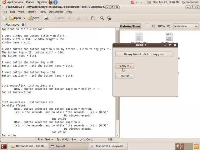 Mag-download ng web tool o web app Supernova programming language