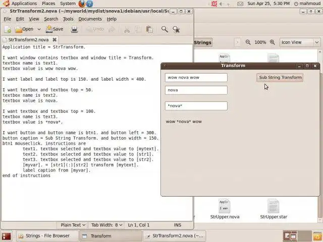 Laden Sie das Webtool oder die Web-App Supernova-Programmiersprache herunter, um sie online unter Linux auszuführen