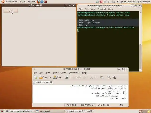 웹 도구 또는 웹 앱 Supernova 프로그래밍 언어를 다운로드하여 Linux 온라인에서 실행