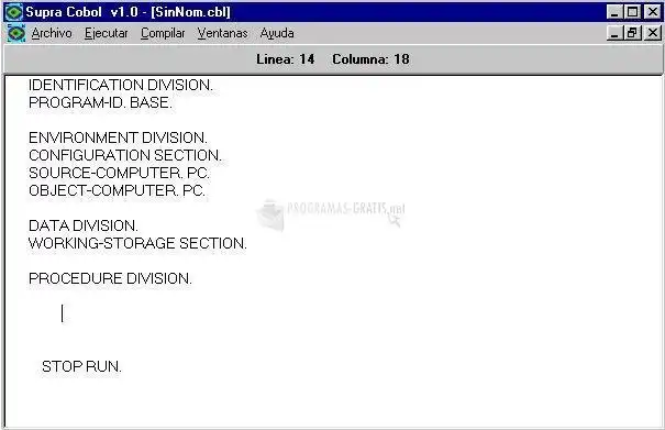 Descărcați instrumentul web sau aplicația web Supra Cobol