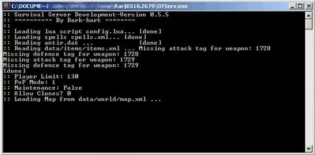 Muat turun alat web atau aplikasi web Survival Server untuk dijalankan di Linux dalam talian