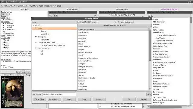 Download web tool or web app Sutekh to run in Linux online