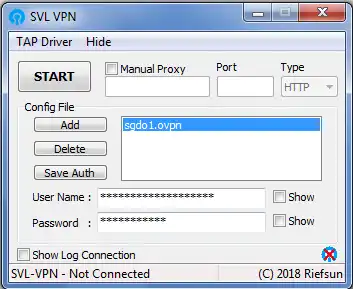 Download web tool or web app SVL VPN Client