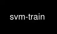 Run svm-train in OnWorks free hosting provider over Ubuntu Online, Fedora Online, Windows online emulator or MAC OS online emulator