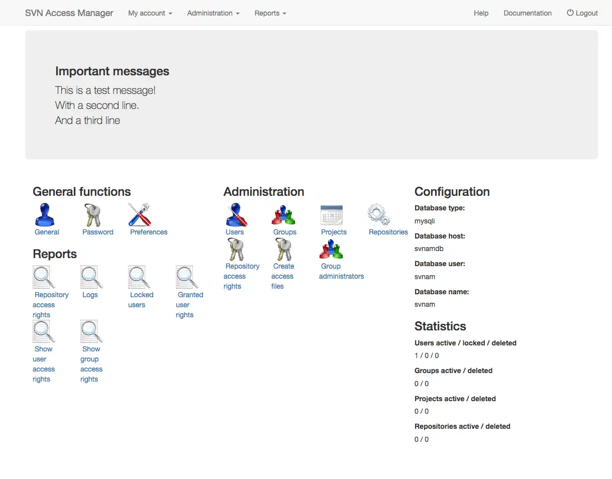 Download web tool or web app svn-access-manager