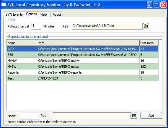הורד כלי אינטרנט או אפליקציית אינטרנט SVN Local Repository Monitor