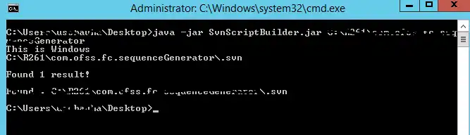 Download web tool or web app SVNScriptBuilder