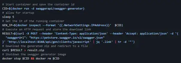 הורד כלי אינטרנט או אפליקציית אינטרנט Swagger Codegen