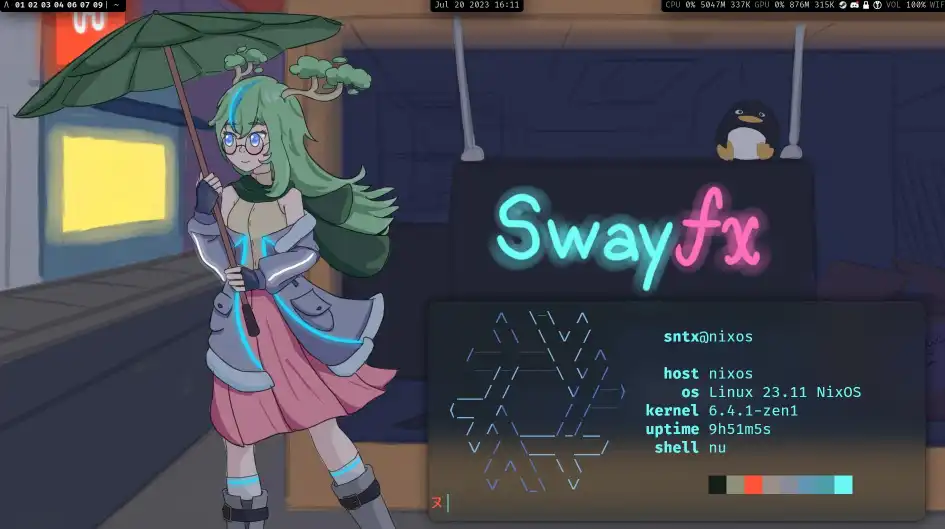 قم بتنزيل أداة الويب أو تطبيق الويب SwayFX