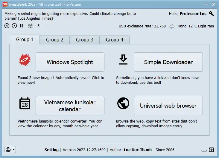 Download webtool of webapp SweetBomb 2024