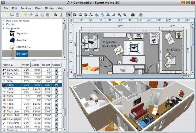 Download webtool of webapp Sweet Home 3D