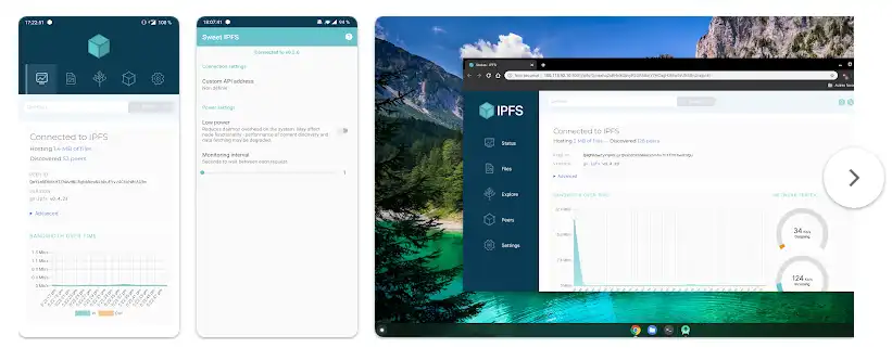 Mag-download ng web tool o web app sweet-ipfs