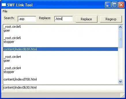 Download web tool or web app SWF Link Tool