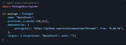 Tải xuống công cụ web hoặc ứng dụng web SwiftFormat