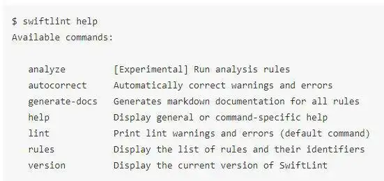 Descărcați instrumentul web sau aplicația web SwiftLint