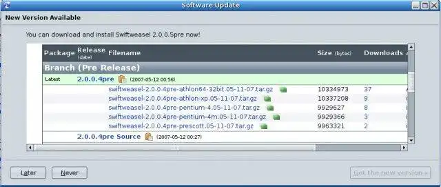 Download web tool or web app Swiftweasel 