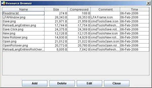 WebツールまたはWebアプリをダウンロードするSwingUI Localizer