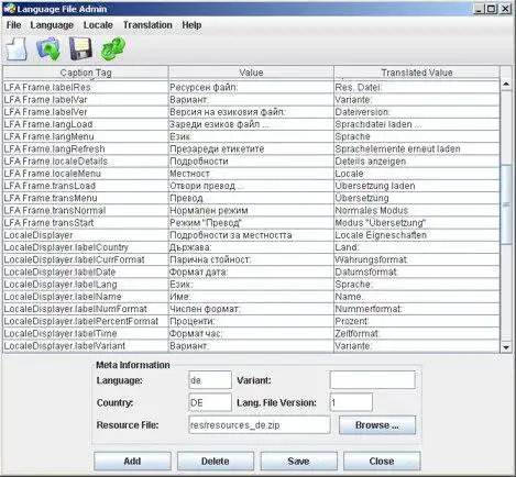 Mag-download ng web tool o web app Swing UI Localizer