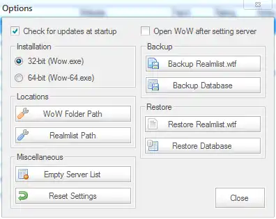 Download web tool or web app Switchex - WoW Realm Switcher to run in Windows online over Linux online