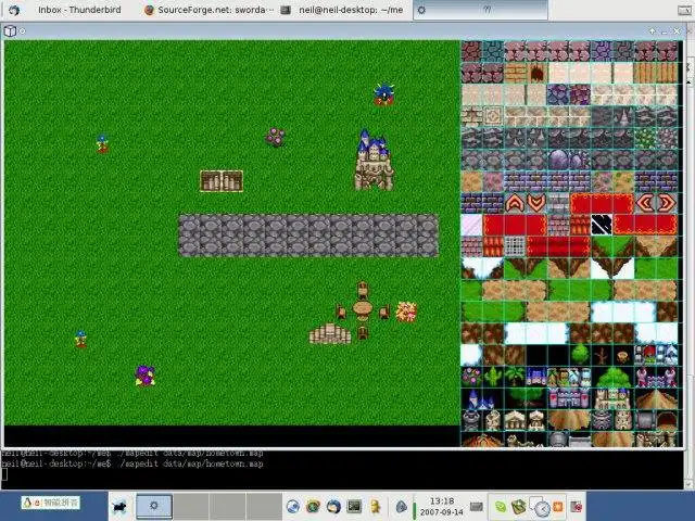 Download web tool or web app Sword and Magic, SDL tile map editor to run in Linux online