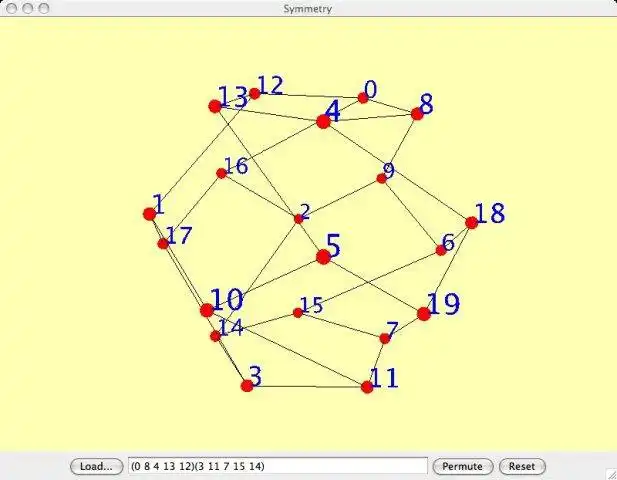 Baixe a ferramenta da web ou o aplicativo da web Symmetries para executar no Linux online