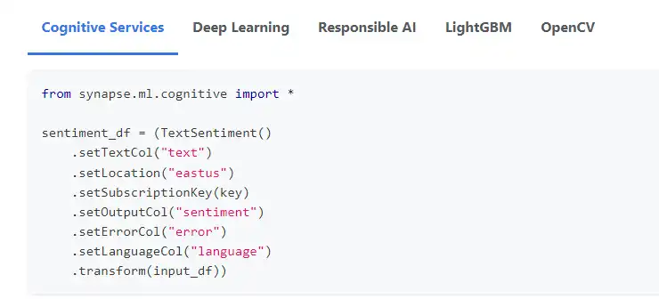 Descargue la herramienta web o la aplicación web Synapse Machine Learning