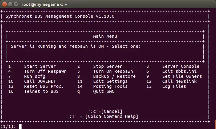 Muat turun alat web atau aplikasi web Synchronet BBS Utilities