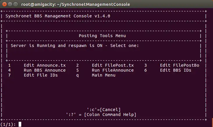 Muat turun alat web atau aplikasi web Synchronet BBS Utilities