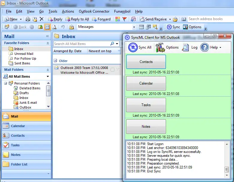 Descargue la herramienta web o la aplicación web SyncMLDotNet