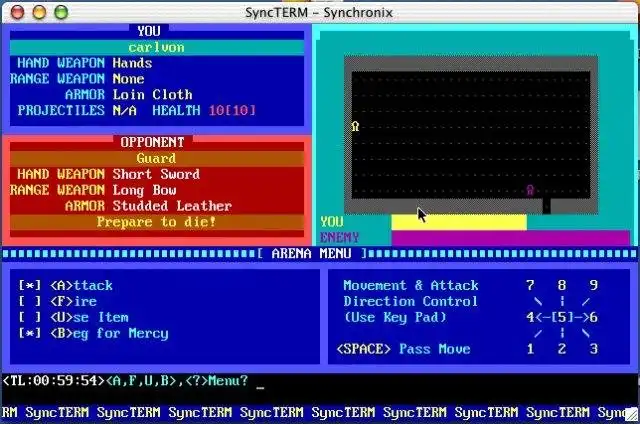 הורד את כלי האינטרנט או אפליקציית האינטרנט SyncTERM